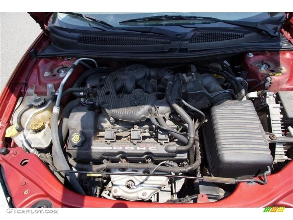 2002 Stratus SE Sedan - Inferno Red Pearl / Dark Slate Gray photo #57
