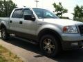 2004 Silver Metallic Ford F150 XLT SuperCrew 4x4  photo #4