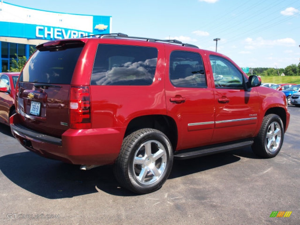 2011 Tahoe LT 4x4 - Red Jewel Tintcoat / Light Titanium/Dark Titanium photo #3