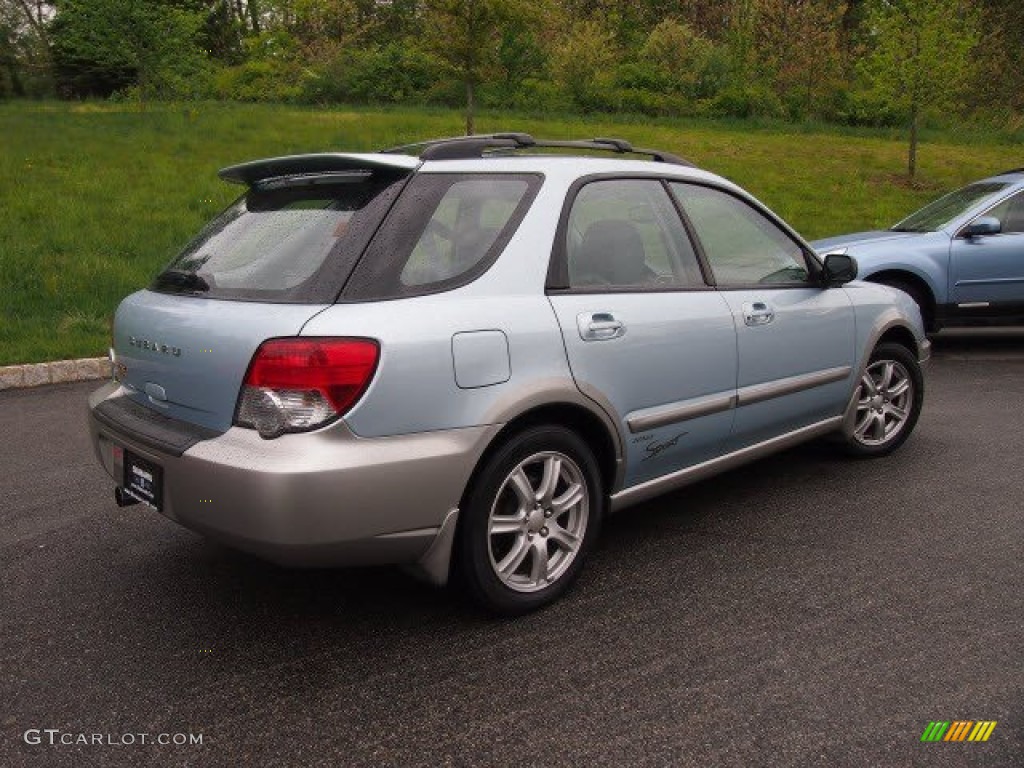 2005 Impreza Outback Sport Wagon - Aqua Blue Metallic / Black photo #4