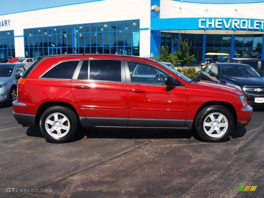 2006 Pacifica Touring - Inferno Red Crystal Pearl / Dark Slate Gray photo #1