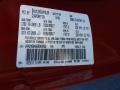 PRH: Inferno Red Crystal Pearl 2006 Chrysler Pacifica Touring Color Code