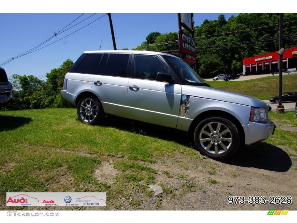 2007 Range Rover HSE - Zermatt Silver Metallic / Charcoal photo #75