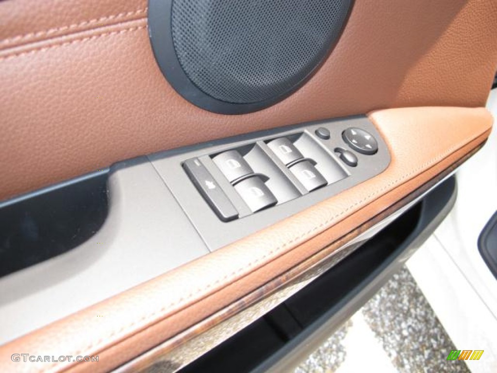 2008 3 Series 335i Sedan - Alpine White / Saddle Brown/Black photo #15