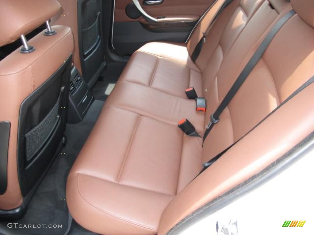 2008 3 Series 335i Sedan - Alpine White / Saddle Brown/Black photo #20