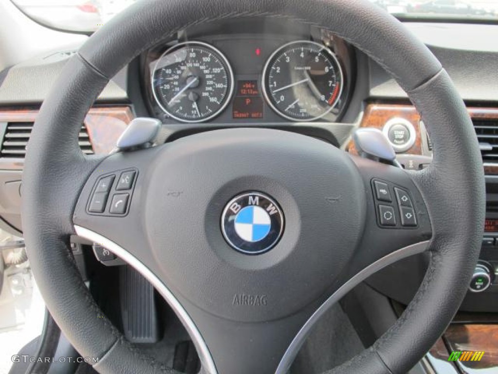 2008 3 Series 335i Sedan - Alpine White / Saddle Brown/Black photo #27