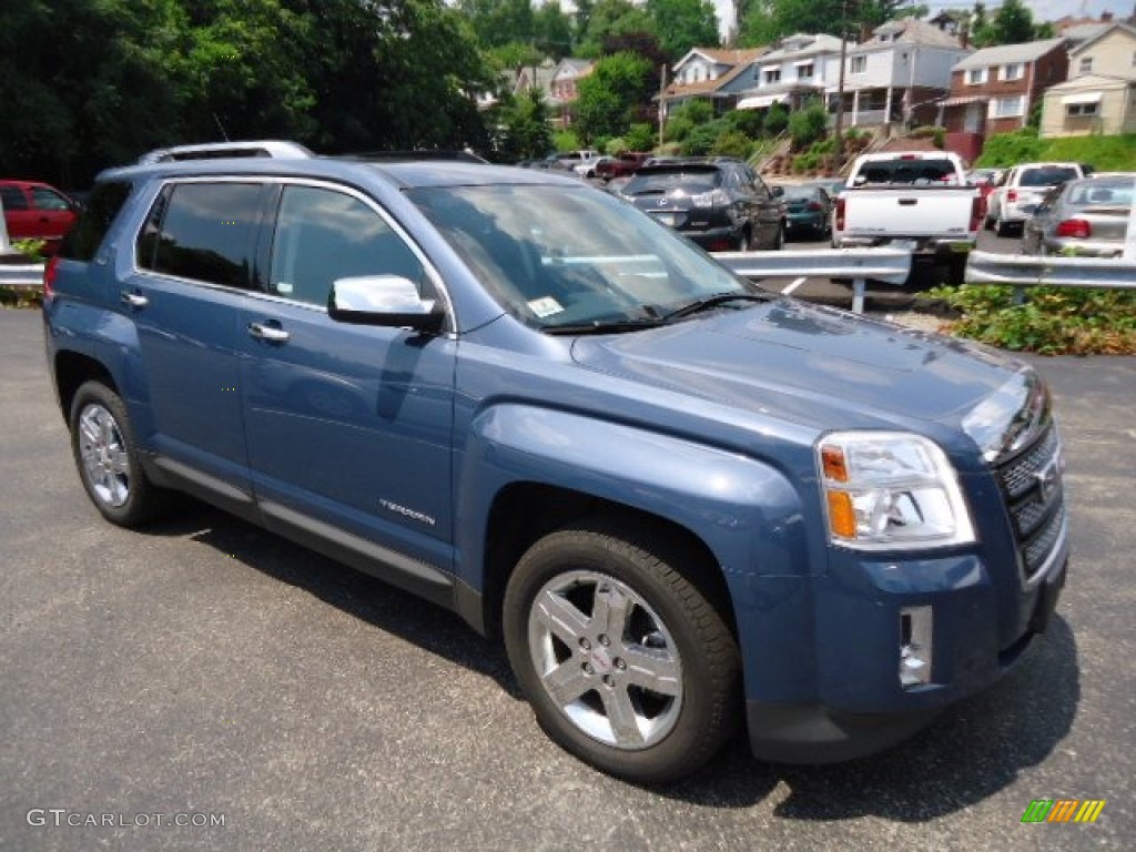 Steel Blue Metallic 2012 GMC Terrain SLT AWD Exterior Photo #67029498