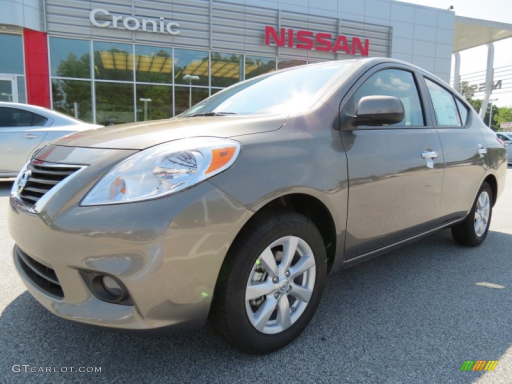 2012 Titanium Metallic Nissan Versa 1.6 SL Sedan 67012253 GTCarLot