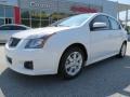 2012 Aspen White Nissan Sentra 2.0 SR  photo #1