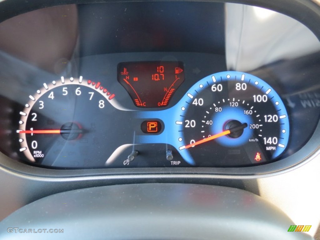 2012 Nissan Cube 1.8 S Gauges Photo #67031802