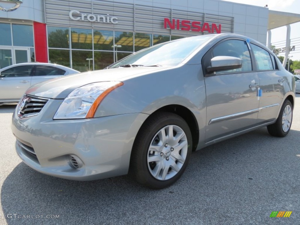 2012 Sentra 2.0 S - Magnetic Gray Metallic / Charcoal photo #1