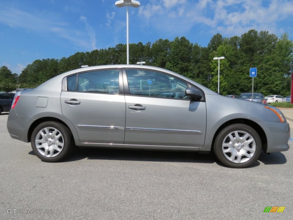 2012 Sentra 2.0 S - Magnetic Gray Metallic / Charcoal photo #6