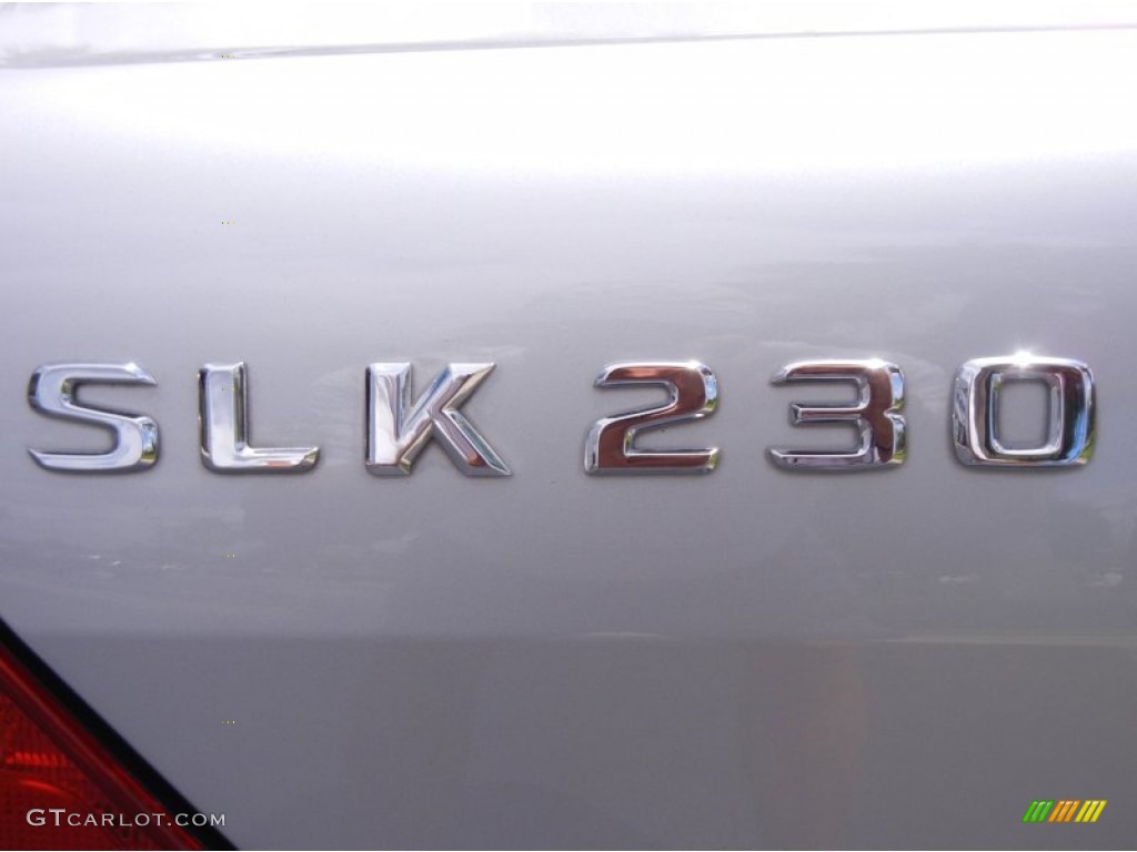 2001 SLK 230 Kompressor Roadster - Brilliant Silver Metallic / Charcoal Black photo #14