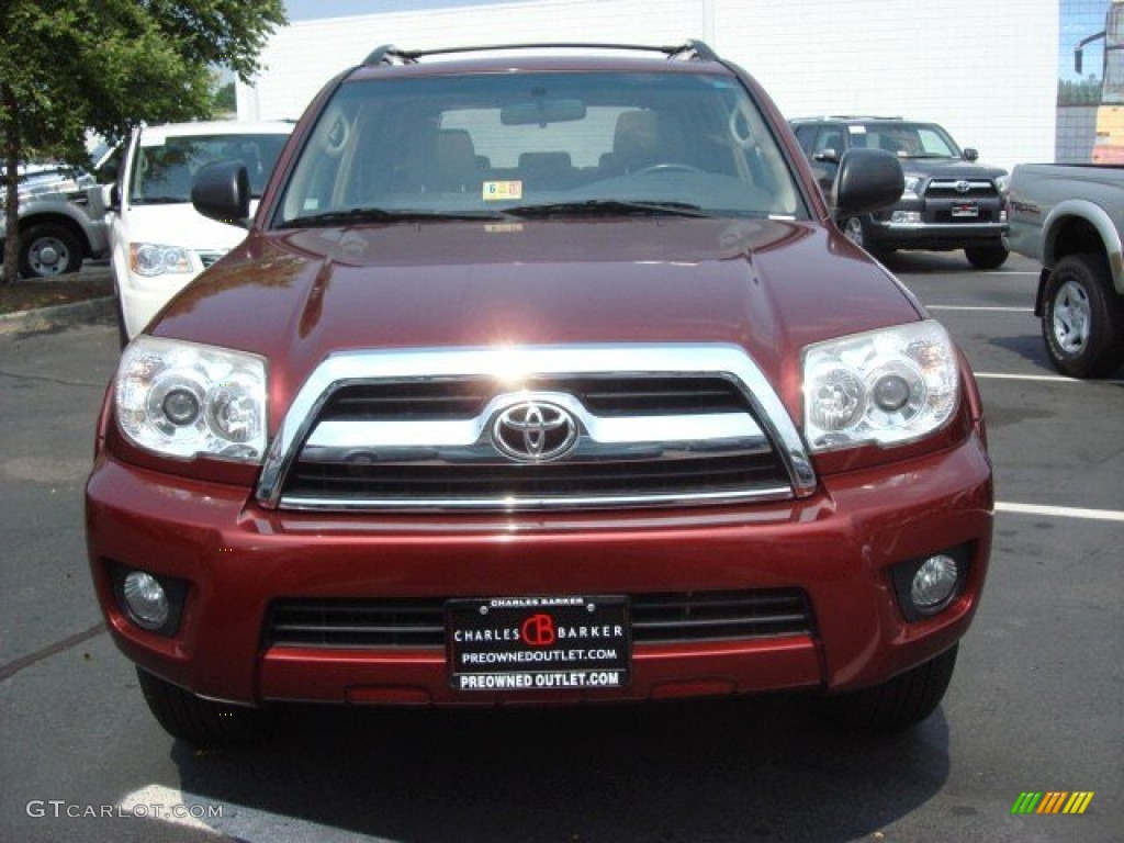 2006 4Runner SR5 4x4 - Salsa Red Pearl / Taupe photo #7