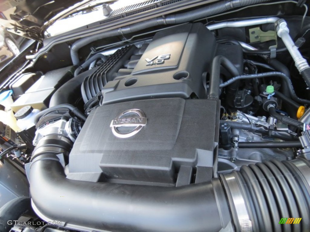 2012 Nissan Frontier SV Crew Cab 4x4 Engine Photos