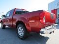 2012 Lava Red Nissan Frontier SV V6 King Cab  photo #3