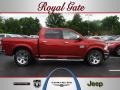 2012 Deep Cherry Red Crystal Pearl Dodge Ram 1500 Laramie Longhorn Crew Cab 4x4  photo #1