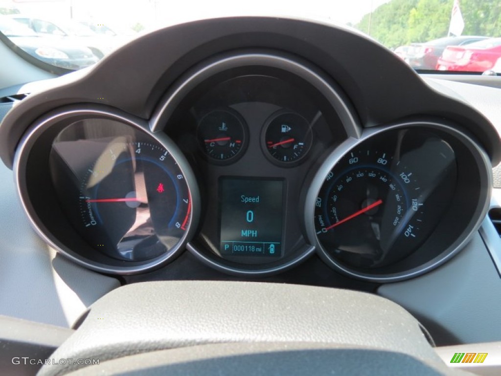 2012 Cruze LS - Autumn Red Metallic / Jet Black/Medium Titanium photo #13