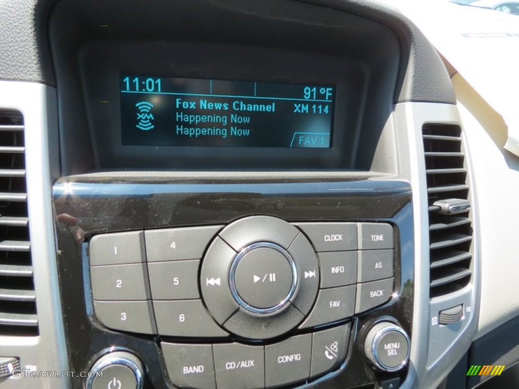 2012 Cruze LS - Autumn Red Metallic / Jet Black/Medium Titanium photo #14