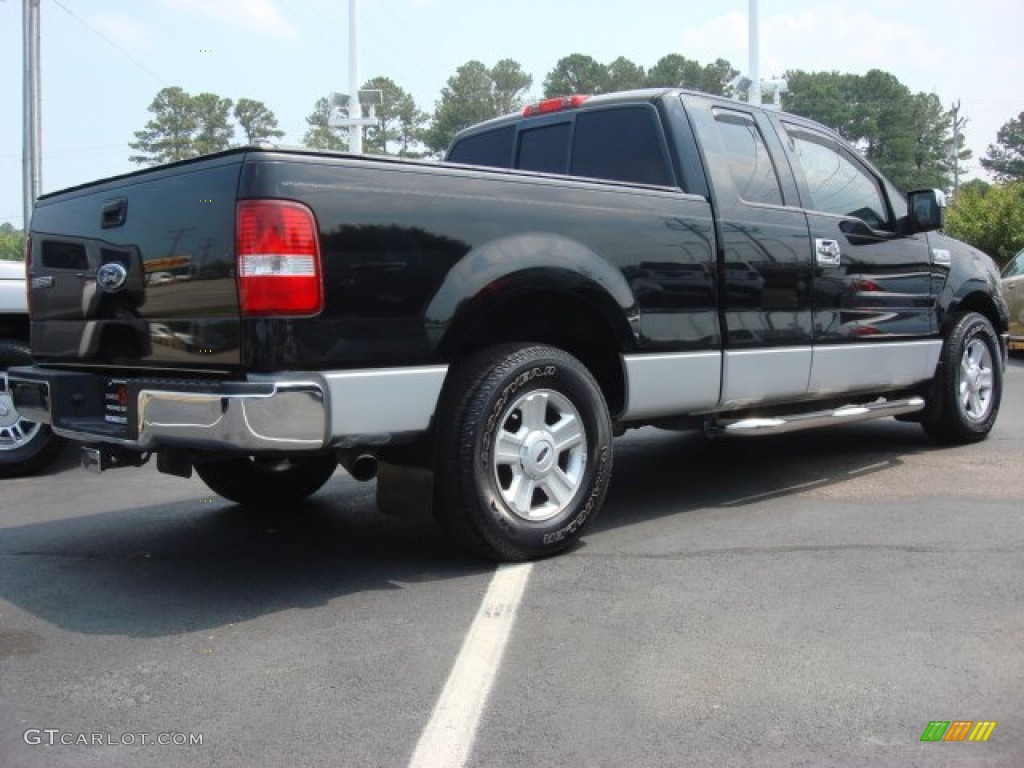 2004 F150 XLT SuperCab - Black / Dark Flint photo #3