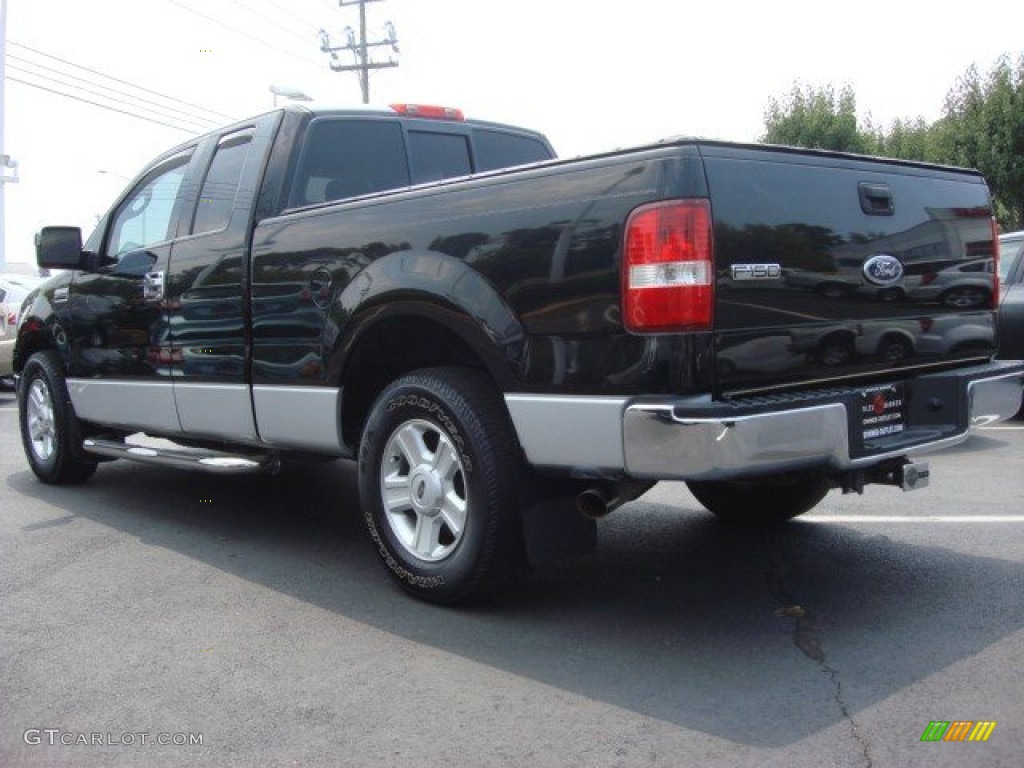 2004 F150 XLT SuperCab - Black / Dark Flint photo #4