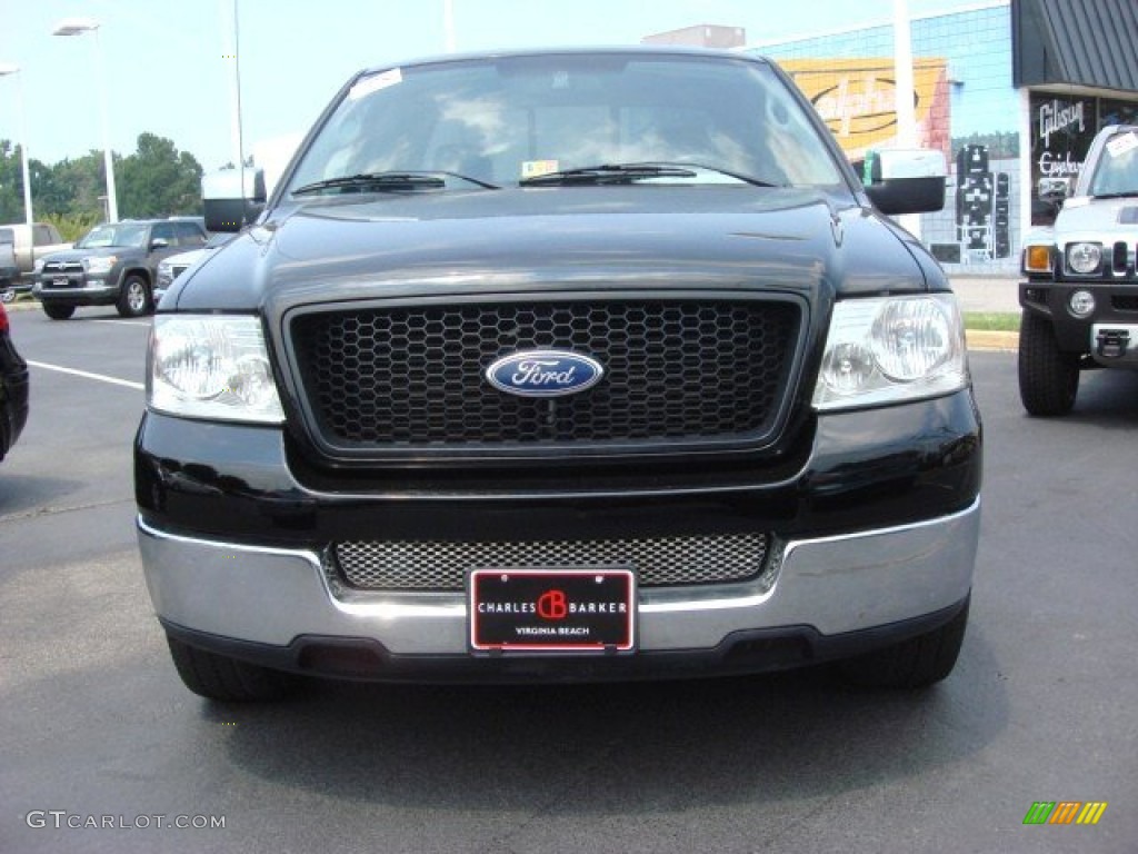 2004 F150 XLT SuperCab - Black / Dark Flint photo #7