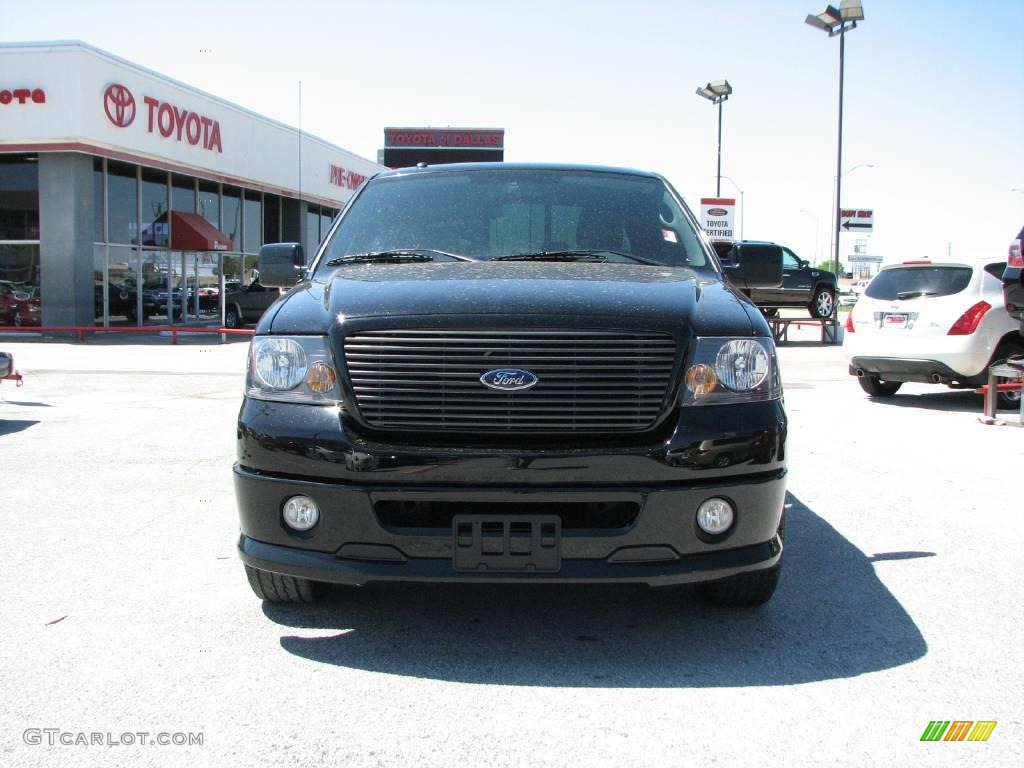 2007 F150 FX2 Sport SuperCrew - Black / Black photo #3