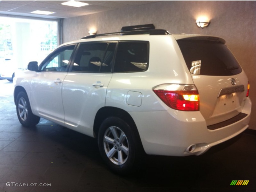 2010 Highlander SE 4WD - Blizzard White Pearl / Black photo #4