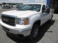Summit White - Sierra 2500HD Extended Cab Utility Truck Photo No. 3