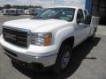 2012 Summit White GMC Sierra 2500HD Extended Cab Utility Truck  photo #3