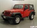 2011 Flame Red Jeep Wrangler Sport S 4x4  photo #4