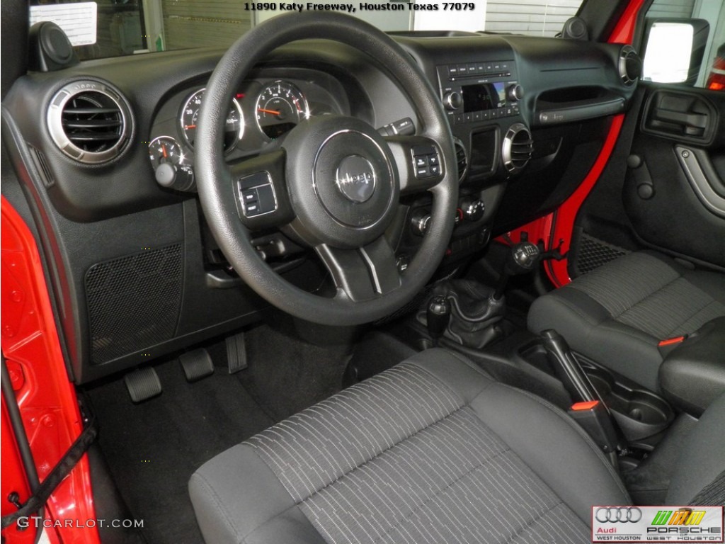 2011 Wrangler Sport S 4x4 - Flame Red / Black photo #8