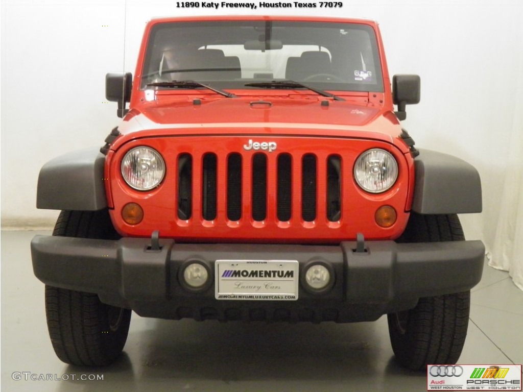 2011 Wrangler Sport S 4x4 - Flame Red / Black photo #18