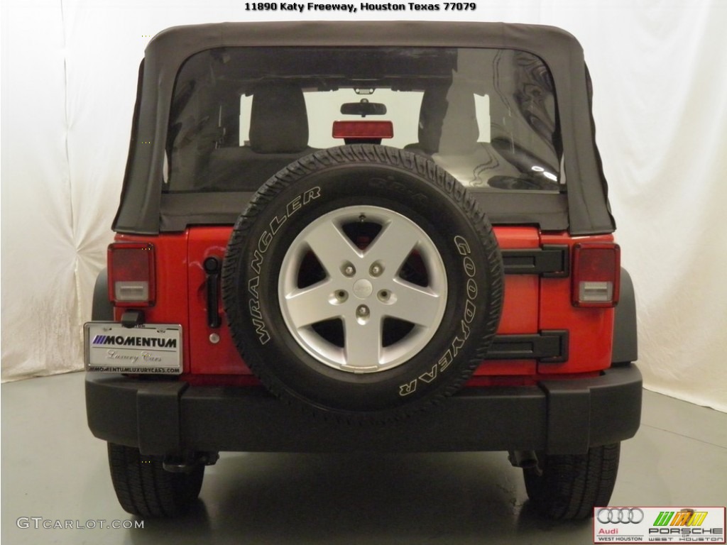 2011 Wrangler Sport S 4x4 - Flame Red / Black photo #20