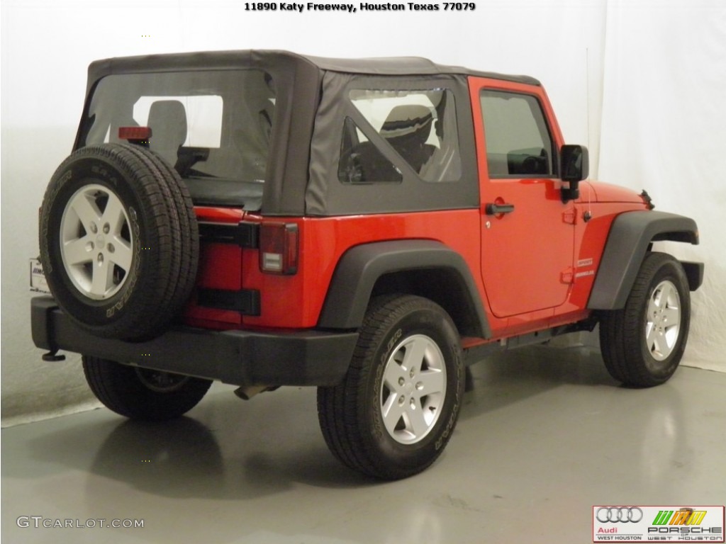 2011 Wrangler Sport S 4x4 - Flame Red / Black photo #22