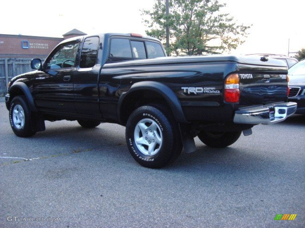 2003 Tacoma TRD Xtracab - Black Sand Pearl / Charcoal photo #4