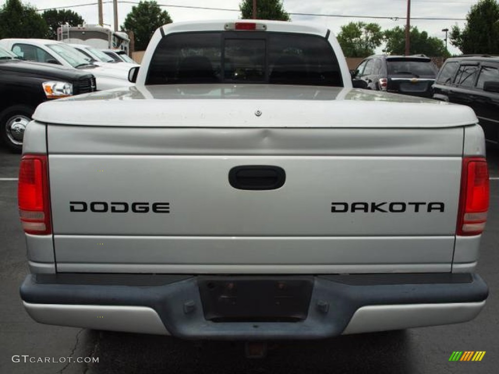 2003 Dakota Sport Club Cab 4x4 - Bright Silver Metallic / Dark Slate Gray photo #5