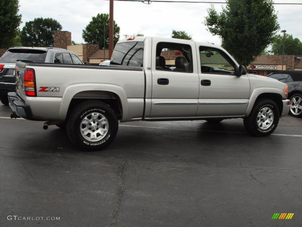 2005 Sierra 1500 SLT Crew Cab 4x4 - Silver Birch Metallic / Neutral photo #3