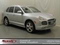 Crystal Silver Metallic 2005 Porsche Cayenne Turbo