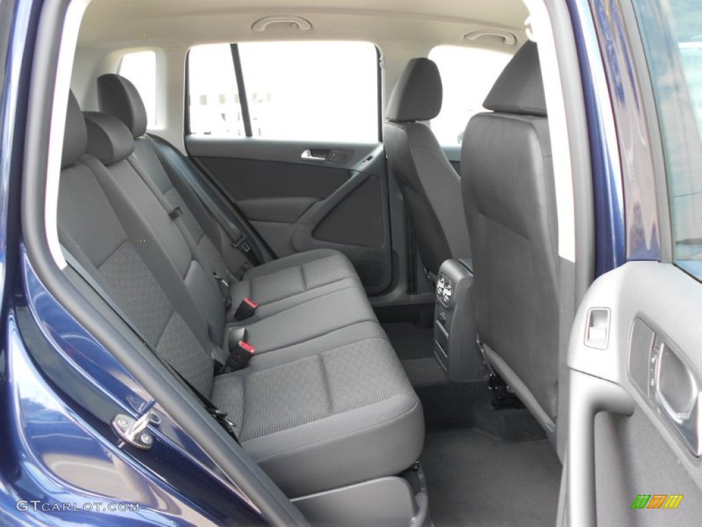 Black Interior 2012 Volkswagen Tiguan S Photo #67039761