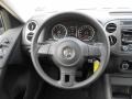 2012 Volkswagen Tiguan Black Interior Steering Wheel Photo