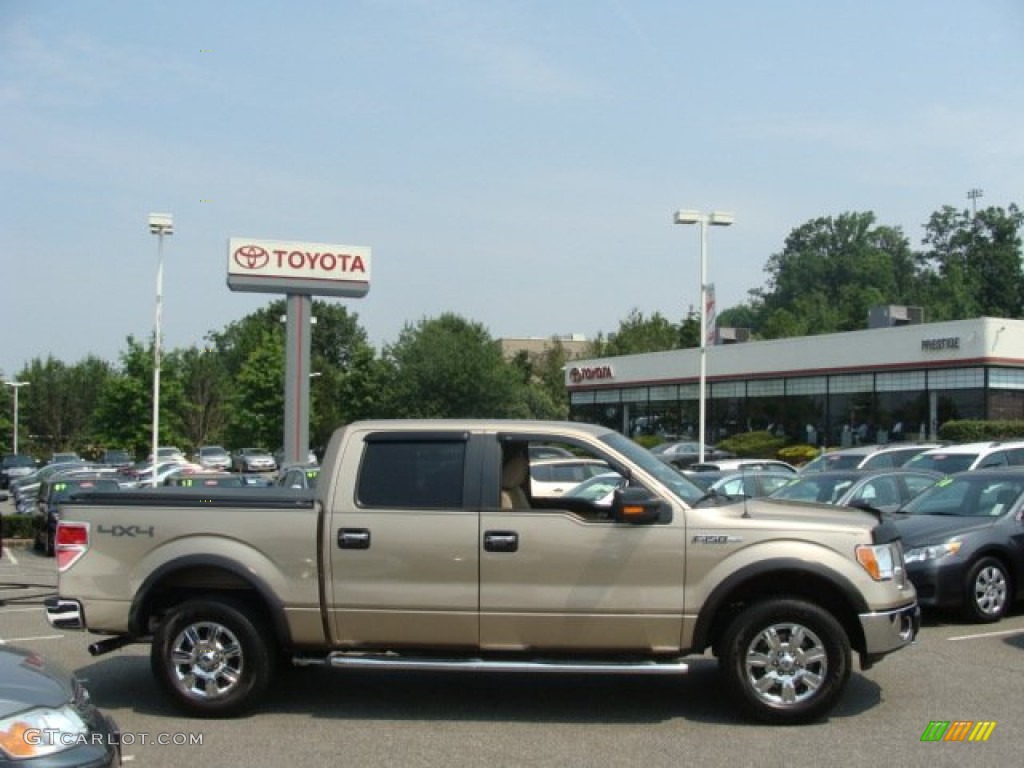 2011 F150 XLT SuperCrew 4x4 - Pale Adobe Metallic / Pale Adobe photo #1