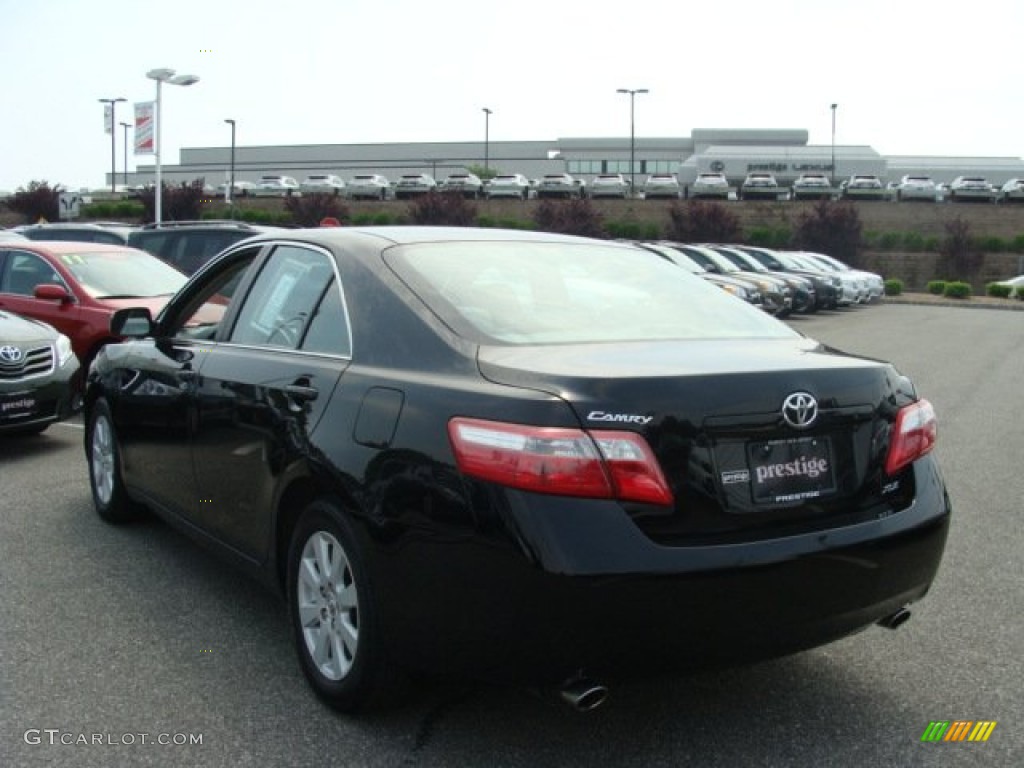 2008 Camry XLE V6 - Black / Ash photo #4