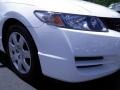 2009 Taffeta White Honda Civic LX Coupe  photo #2