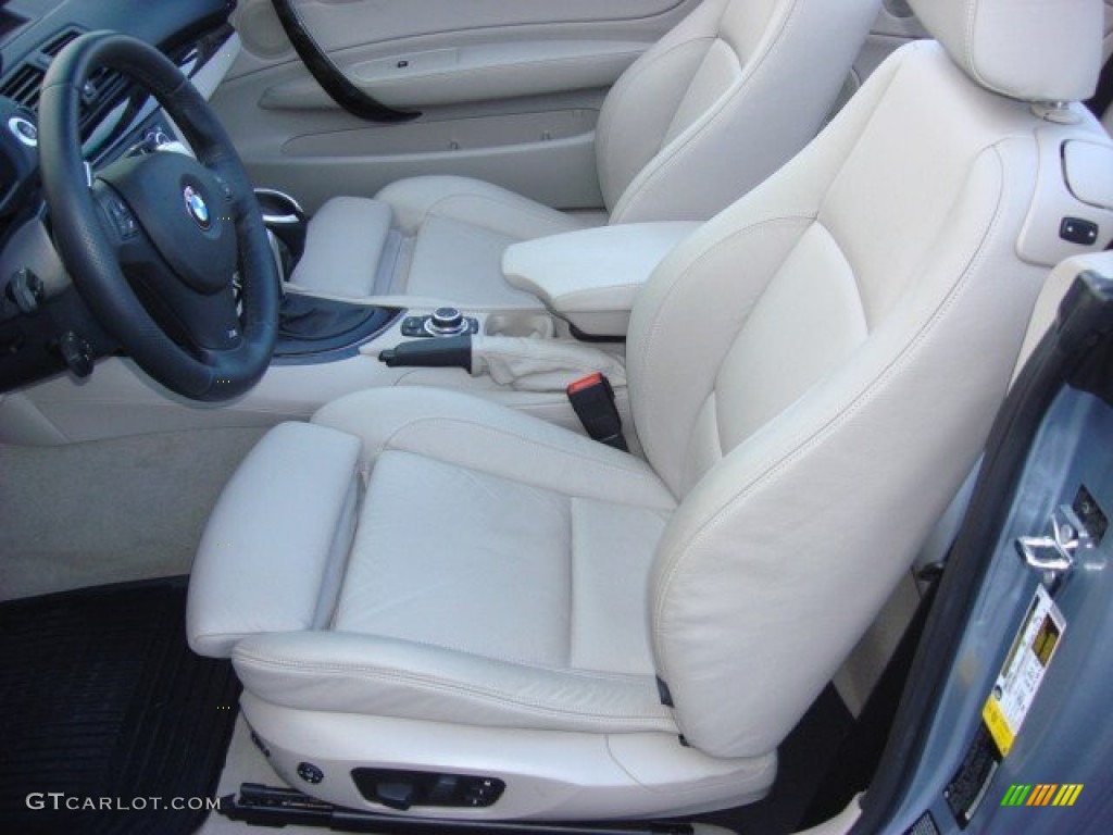 Taupe Interior 2009 BMW 1 Series 135i Convertible Photo #67041408
