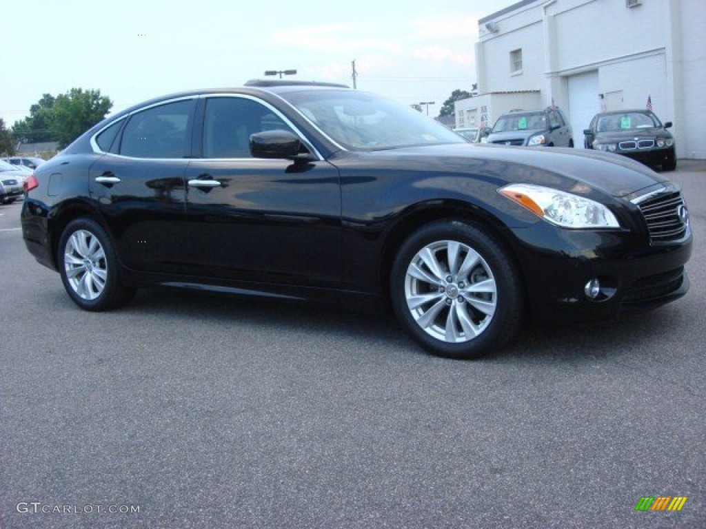 Malbec Black 2011 Infiniti M 37 Sedan Exterior Photo #67042158