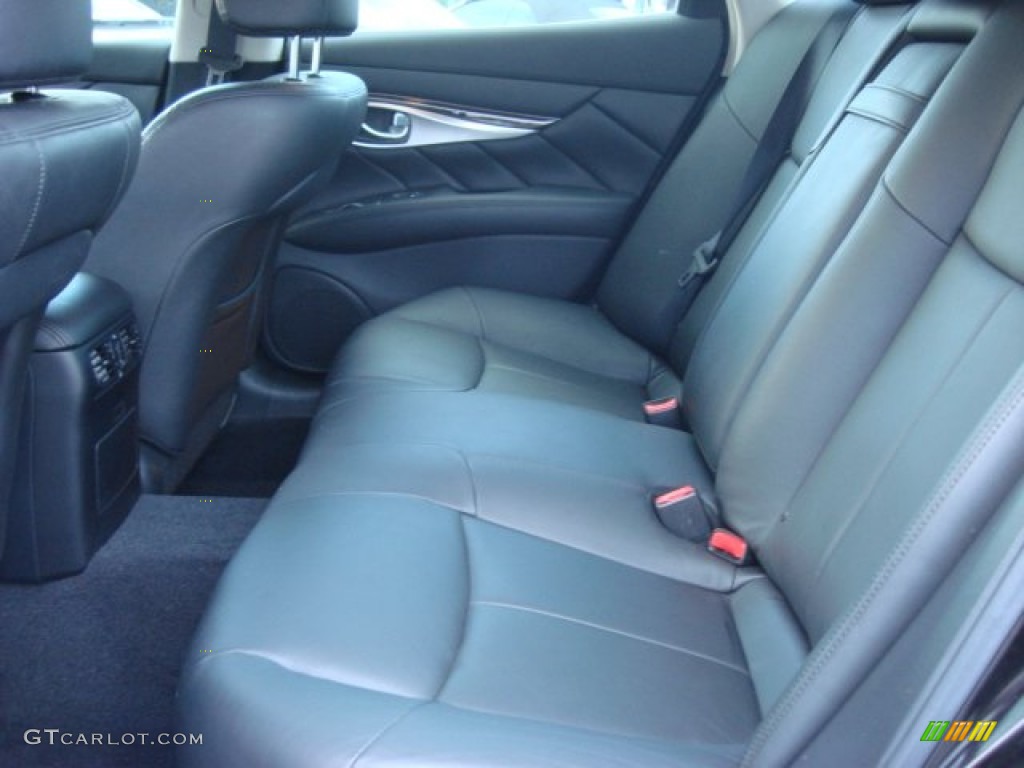 2011 Infiniti M 37 Sedan Rear Seat Photo #67042215