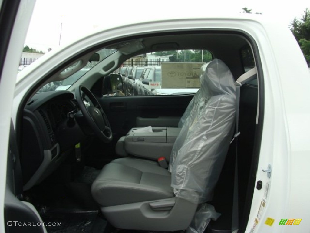 2012 Tundra Regular Cab - Super White / Graphite photo #7