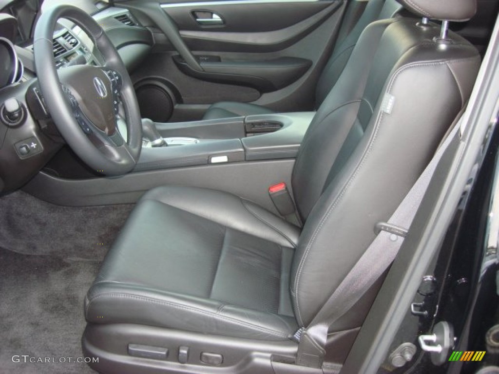 Ebony Interior 2011 Acura ZDX Technology SH-AWD Photo #67042467