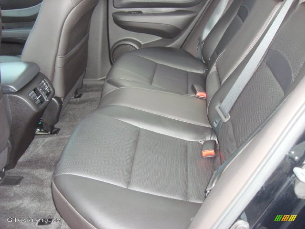 Ebony Interior 2011 Acura ZDX Technology SH-AWD Photo #67042479